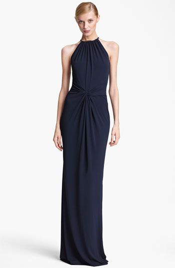 Michael Kors Matte Jersey Halter Gown Halston Dress, Halter Gown, Black Gown, Michael Kors Dresses, Couture Dresses, Fashion Classy, Cute Fashion, Star Fashion, Women's Fashion Dresses