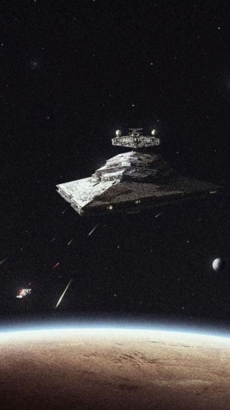 Star Destroyer Star Destroyer Wallpaper, Star Wars Painting, Star Wars Background, Star Wars Spaceships, Star Wars Aesthetic, Star Wars Empire, Star Wars Film, Star Destroyer, Stars Wars