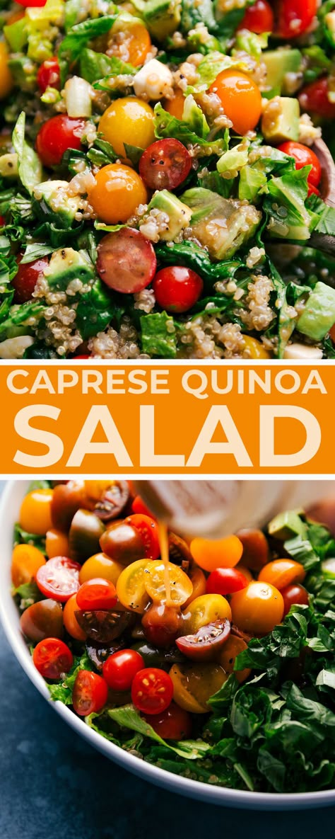 Quinoa And Lettuce Salad, Quinoa Salad Caprese, Tomato Kale Quinoa Soup, Caprese Pesto Salad, Quinoa Salad With Lettuce, Quinoa And Basil Recipes, Quinoa Mozzarella Salad, Quick Quinoa Salad, Quinoa Tomato Recipes