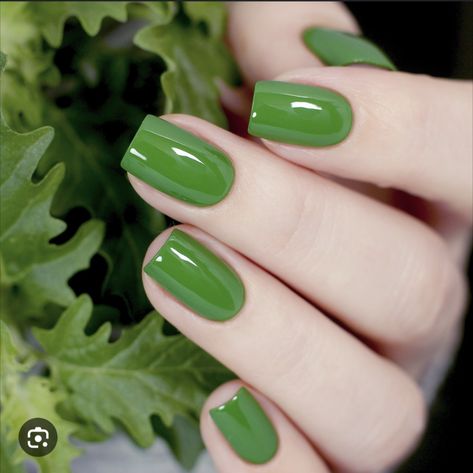 Grass Green Nails, Toenails Painted, Pretty Fingernails, Dark Green Nail Polish, Nail Paint Shades, Forest Magic, Dark Green Nails, Green Nail Art, Forest Elf