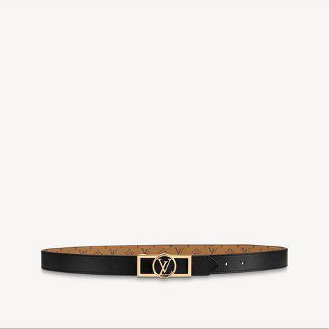 NWT Louis Vuitton Dauphine 25 MM Reversible Belt Louis Vuitton Dauphine, Brown Accessories, Louis Vuitton Belt, Leather Belts Men, Reversible Belt, Heritage Fashion, Louis Vuitton Official, Vintage Louis Vuitton, Gucci Black