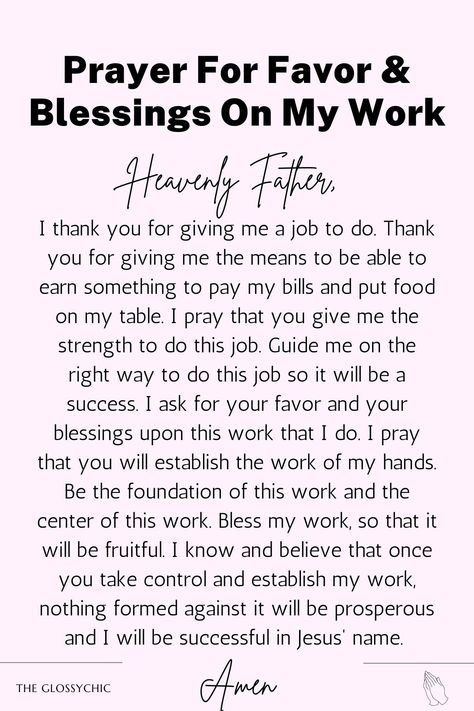 Prayers For Blessings And Favor, Work Prayer Encouragement, Prayers Before Work, Prayers For Favor At Work, Prayer For Blessings And Opportunities, Prayers For 2024, Prayer For Success In Life, Prayers For Business Success, Prayers For Workplace