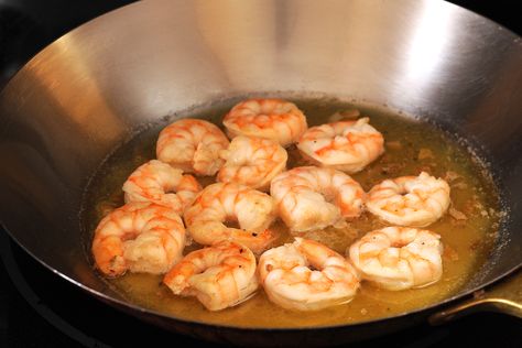 How to Cook With Precooked Shrimp | Livestrong.com Easy Cooked Shrimp Recipes, Shrimp Scampi Using Frozen Cooked Shrimp, Shrimp Recipes With Cooked Shrimp, Shrimp Scampi With Cooked Shrimp, Cooked Frozen Shrimp Recipes Easy, Recipe Using Cooked Shrimp, Shrimp Scampi With Precooked Shrimp, How To Cook Cooked Shrimp, What To Make With Cooked Shrimp