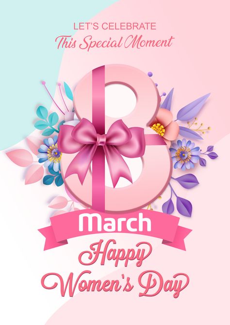 Poster Happy Womens Day 8 March#pikbest#templates Happy Women Day Poster Design, Woman Day Design Poster, Womens Day Posters Graphic Design, Happy Women's Day Poster, Women Day Poster, Womens Day Poster, March Images, Alt Posters, Happy Womens