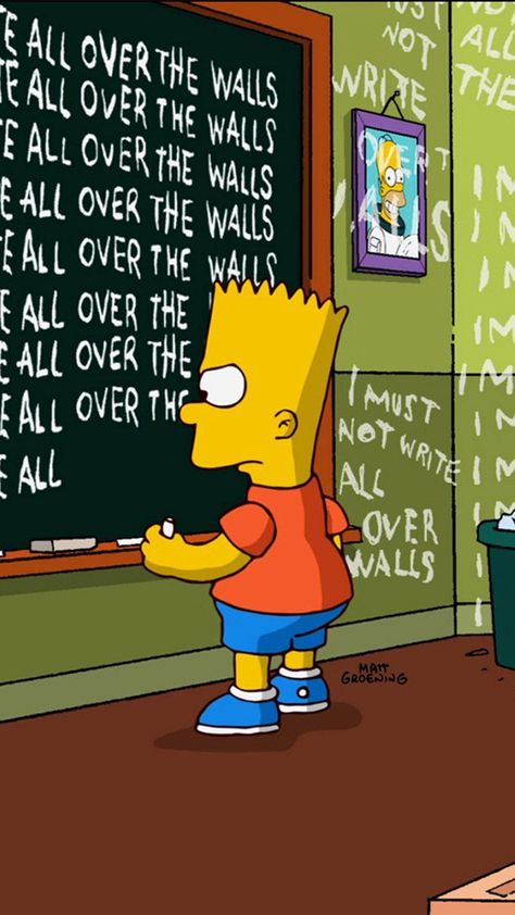 Simpsons Aesthetic Wallpapers - Top Free Simpsons Aesthetic Backgrounds - WallpaperAccess Bart Simpson Wallpaper, Simpsons Wallpaper, Parallax Wallpaper, Wallpaper Iphone 11, Funny Quotes Wallpaper, Simpson Wallpaper Iphone, Image Spiderman, Wall Writing, Simpsons Art