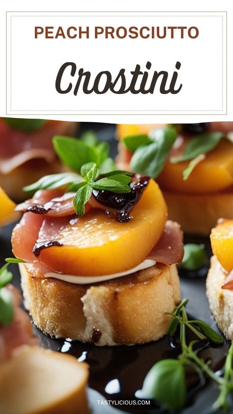 peach prosciutto crostini recipe peach appetizer recipe ideas prosciutto recipe ideas quick appetizer recipe ideas low carb recipe ideas easy keto recipe ideas quick dinner ideas Peach Appetizer, Prosciutto Crostini, Peach Prosciutto, Recipe Ideas Easy, Crostini Appetizer, Prosciutto Recipe, Quick Appetizer Recipes, Crostini Recipe, Prosciutto Recipes