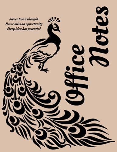 The Office Peacock Notebook - The Office Peacock Series: Every idea has potential, never lose a thought with 250 line... Reading Apps, The Crossroads, White Pages, Project Planner, Due Date, A Thought, Organize Your Life, Office Organization, Lined Page