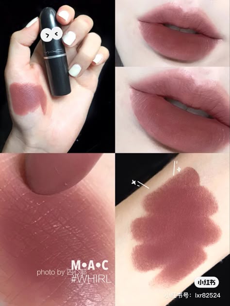 Mac Whirl, Mac Lipstick Swatches, Lip Shades, Lip Tutorial, Lipstick Kit, Makeup Course, Lipstick Color, Fancy Makeup, Makeup Needs