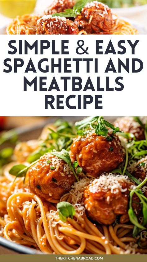 Ready to enjoy an authentic spaghetti and meatballs experience? Our authentic spaghetti and meatballs recipe promises to bring the flavors of Italy to your table with a classic homemade twist. Homemade Meatballs For Spaghetti, Meatballs For Spaghetti, Seasoned Meatballs, Easy Spaghetti And Meatballs, Ultimate Spaghetti, Authentic Spaghetti, Pasta And Meatballs, The Best Meatballs, Spaghetti Meatball Recipes