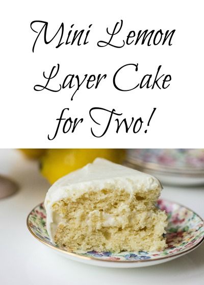 Deserts For Two, Lemon Layer Cakes, Recipe For 1, Small Batch Baking, Single Serving Recipes, Dessert For Two, Delicious Cream, Small Desserts, Mug Recipes