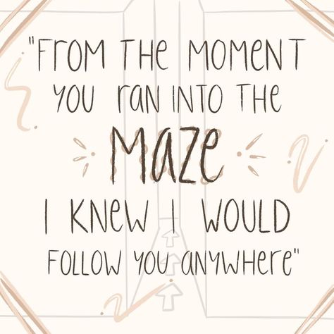 Maze Runner Aesthetic, Runner Tattoo, Maze Runner Quotes, Maze Drawing, Runner Aesthetic, Runner Quotes, Homemade Books, Aelin Ashryver Galathynius, Maze Runner Trilogy