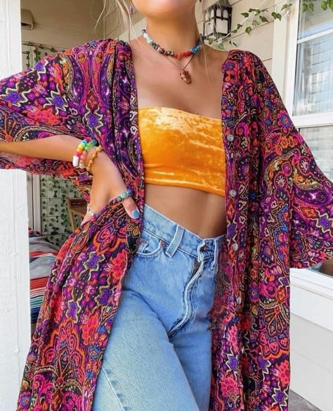 Elegant Bohemian Fashion, Hippie Spring Outfits, Boho Summer Outfits Bohemian, Summer Outfits Bohemian, Spring Boho Outfits, Bohemian Summer Outfits, Modern Hippie Outfits, Boho Spring Outfits, Bohemian Outfit Ideas