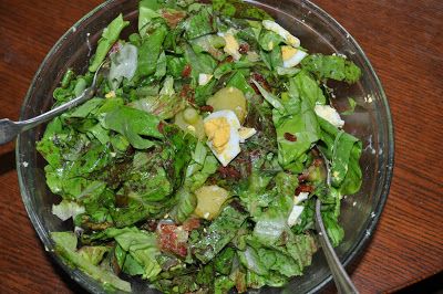 In old church/community cookbook from areas in Michigan with a Dutch heritage this salad is frequently called “Dutch Mess”. It not a pretty ... Dutch Lettuce Recipes, Dutch Salad, Lettuce Recipes, Different Salads, Kinds Of Salad, Lettuce Salad, Fruit Dishes, Dutch Recipes, Veggie Salad