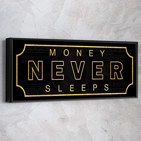 Money Never Sleeps, Hypebeast Iphone Wallpaper, 100 Dollar Bill, Diy Picture Frames, 100 Dollar, Ink In Water, Never Sleep, Dollar Bill, Office Wall Art