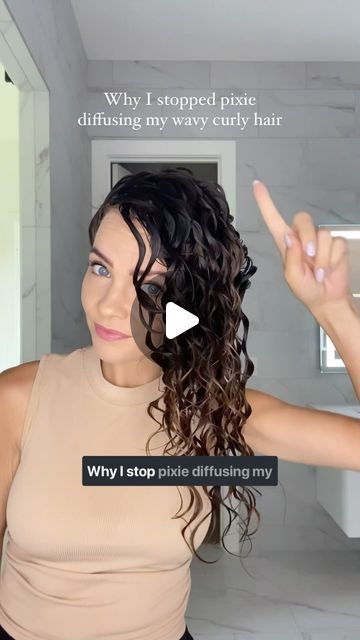 Ali Noskowiak | Why I Stopped Pixie Diffusing My Wavy Curly Hair✨

Pixie diffusing works wonders for extra volume, however it frequently caused my hair to... | Instagram Pixie Diffusing Method, Curly Hair Humidity Styles, How To Diffuse Wavy Hair, Wavy Hair Pixie, Curly Hair Pixie, Curl Defining Mousse, Curly Hair Diffuser, Curl Talk, Lus Brands