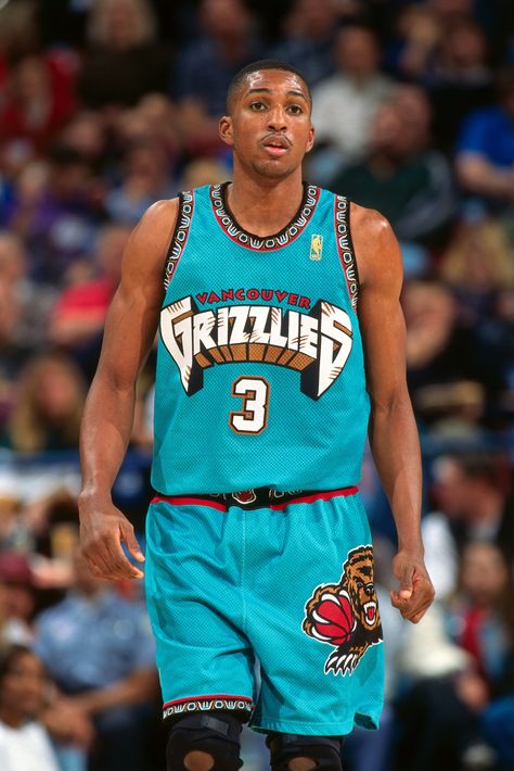 The 30 best NBA throwback jerseys ever Nba Uniforms, Vancouver Grizzlies, Nba Basketball Game, John Stockton, Isiah Thomas, Reggie Miller, Hakeem Olajuwon, Penny Hardaway, Karl Malone