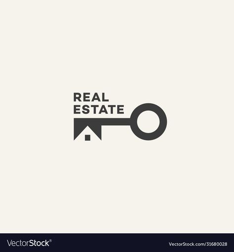 Key Design Logo, Adobe Logo Design, Key Logo Design Ideas, Real Estate Logo Design Creative, Real Estate Logo Ideas, Key Logo Design, Realestate Logo, Key Illustration, Home Logo Design