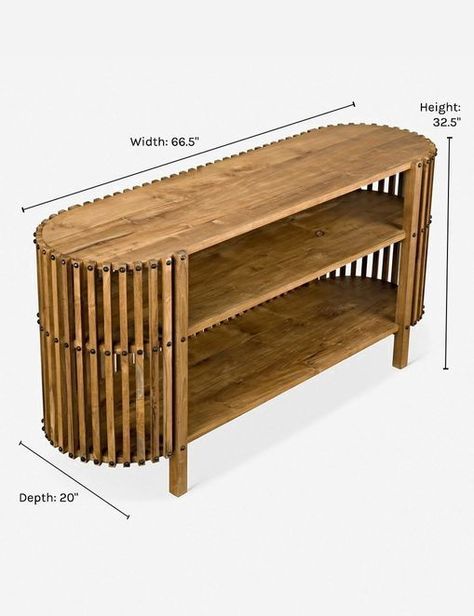 Vedima Console Table Diy Woodworking Ideas, Unique Woodworking, Free Woodworking Plans, Lulu And Georgia, Woodworking Project, Woodworking Videos, Wood Console Table, Diy Furniture Table, Wood Console