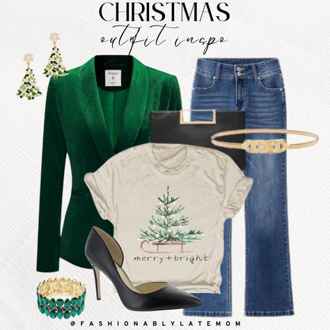 Check out this photo from fashionablylatemomblog Casual Holiday Outfits Christmas, Christmas Dinner Outfit Classy, Holiday Party Outfit Casual, Christmas Dinner Outfit, Dinner Outfit Classy, Holiday Party Outfit Christmas, Casual Christmas Party Outfit, Casual Holiday Outfits, Outfits Amazon