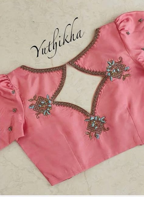 Ariya Work Blouse Designs, Silver Work Blouse Designs, Silver Work Blouse, Latest Blouse Neck Designs, Work Blouse Designs, Maggam Work Blouse, Blouse Designs Catalogue, Kids Blouse Designs, Traditional Blouse Designs