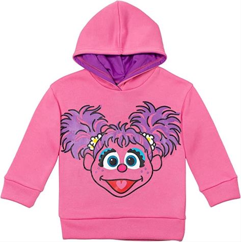 Sesame Street Elmo Abby Cookie Monster Fleece Pullover Hoodie Infant to Little Kid Fairy Puppet, Sesame Street Dress, Puppet Character, Winter Essentials Clothes, Street Hoodie, Abby Cadabby, Sesame Street Elmo, Have A Magical Day, Learn And Play