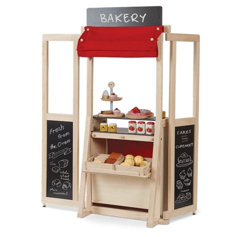 Wooden Toys Playhouse Market Grocery Store, Kids Pretend Play Grocery Store, Play Market Kohl's, Store Playset Kid, Kids Pretend Play Furniture, Kids Play Kitchen Cafe, Ikea Pretend Play, Kids Coffee And Bakery Toys, Pretend Play Kitchen Accessories