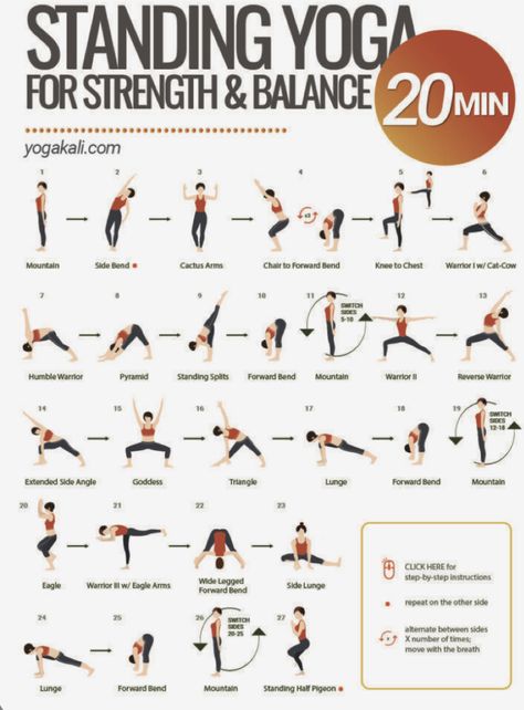 Vinyasa Flow Sequence, Vinyasa Yoga Sequence, Standing Split, Standing Yoga, Yoga Flows, Side Lunges, Vinyasa Flow, Yoga Workouts, Vinyasa Yoga