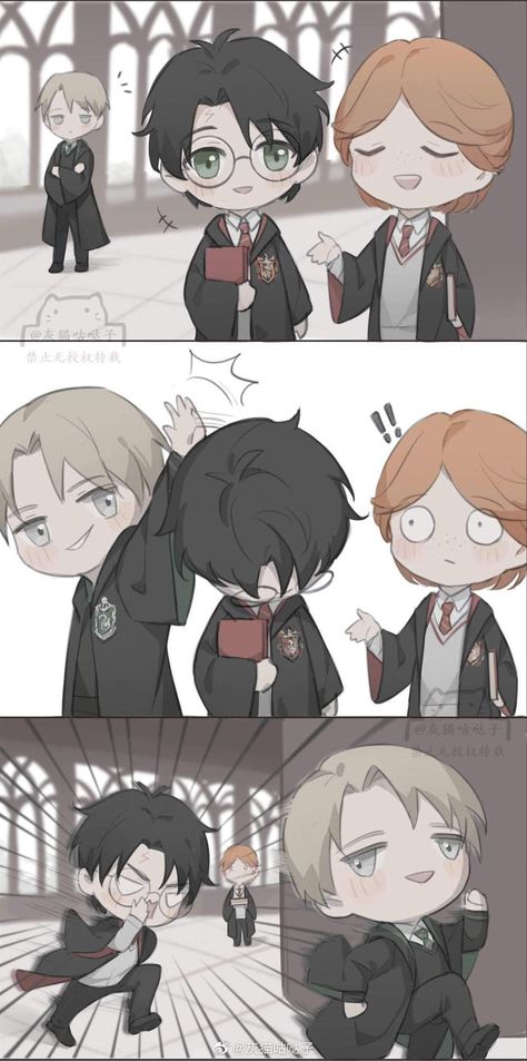 Harry Potter Kiss, Fem Harry Potter, Drarry Fanart, Harry Draco, Desenhos Gravity Falls, Gay Harry Potter, Harry Potter Artwork, Harry Potter Magic, Harry Potter Comics