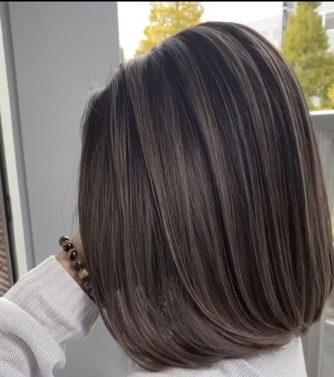 Hair With Highlights Brown, Hair Balayage Brunette, Highlights Brown Hair Balayage, Red Hair With Highlights, Short Hair Highlights, Blonde Hair Transformations, Black Hair Balayage, Korean Hair Color, Hair Magic