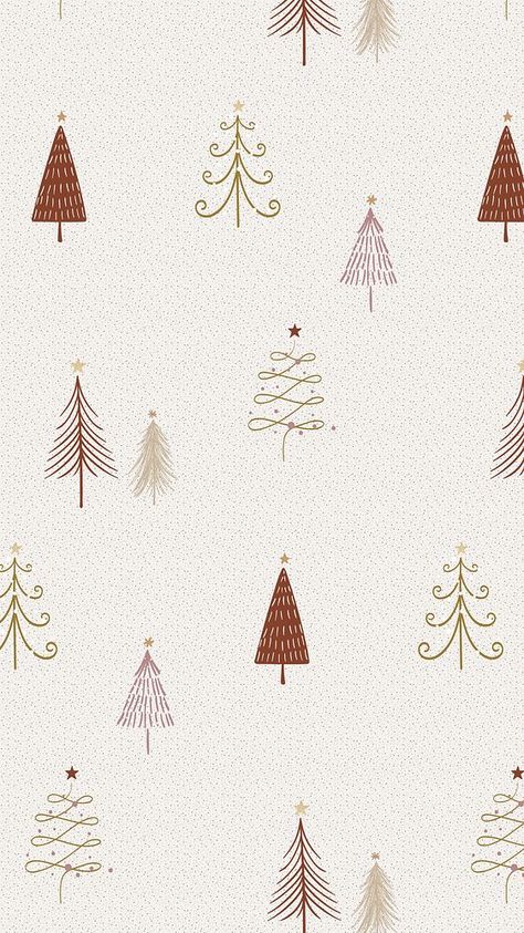 Cream Christmas mobile wallpaper, cute doodle pattern | premium image by rawpixel.com / Busbus Christmas Wallpaper Presents, Minimal Christmas Background, Christmas Wallpaper Minimal, Minimal Christmas Wallpaper, Christmas Pattern Wallpaper, Christmas Background Wallpaper, Iphone Christmas Wallpaper, Vintage Christmas Pattern, Christmas Screen Savers