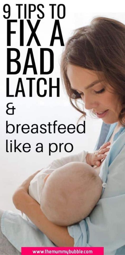 9 tips to fix a bad breastfeeding latch How To Get A Good Latch Breastfeeding, Deep Latch Breastfeeding Tips, Latching Tips Breastfeeding Newborn, Proper Latch Breastfeeding, Latching Tips, Multiple Miscarriages, 6 Weeks Pregnant, Proper Latch, Breastfeeding Latch