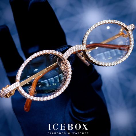 Cartier Glasses Men, Diamond Glasses, Cartier Glasses, Bracelets Tennis, Glasses Cute, Rapper Jewelry, Fashion Eye Glasses, Gold Chains For Men, Glasses Men