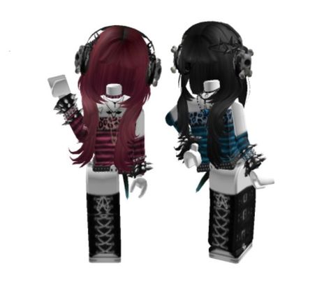 Emo Photos, Roblox Avatar Ideas, Emo Roblox Outfits, Emo Fits, Roblox Emo Outfits, Emo Roblox Avatar, Roblox 3, Female Avatar, Avatar Ideas