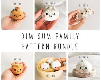 Yum Cha, Diy Bebe, Crochet Food, Crochet Flower Tutorial, Fun Crochet Projects, Dim Sum, Diy Arts And Crafts, Cute Crafts, Yarn Colors