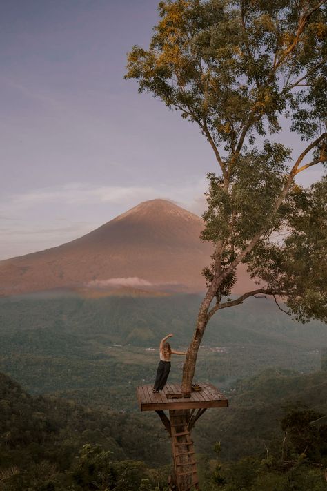 Lahangan Sweet, Bali - Mount Agung Viewpoint - Haley Blackall Mount Agung, Mauritius Holiday, Bali Waterfalls, Honeymoon Tour Packages, Bali Itinerary, Bali Honeymoon, Bali Holidays, Bali Travel Guide, Book Flights