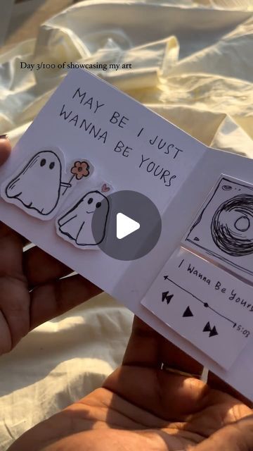 Musical Cards Handmade, Music Paper Crafts Diy, I Wanna Be Yours Spotify Card Diy, Arctic Monkeys Scrapbook, Music Cards Ideas, Arctic Monkeys Doodles, Arctic Monkeys Diy, Music Cards Handmade, Music Arctic Monkeys