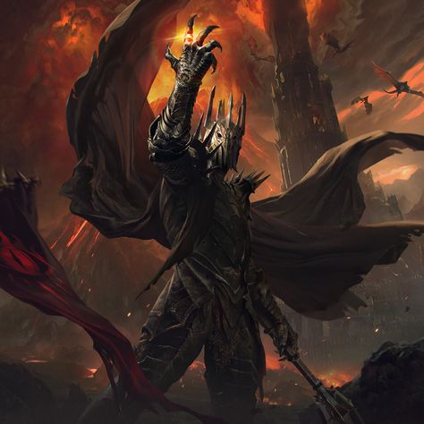 ArtStation - Sauron Dark Lord Sauron, Lord Of The Rings Sauron Art, Nazgul Art, Lord Of The Rings Balrog, Sauron Lotr, Lord Of The Rings Sauron, Melkor Morgoth, Lord Sauron, Lord Of The Rings Tattoo