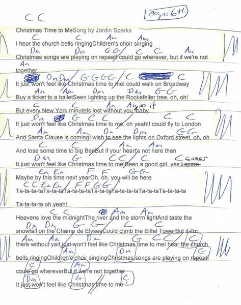 Christmas Time to Me (Jordan Sparks) Guitar Chord Chart Jordan Sparks, Jordin Sparks, Guitar Chord Chart, Christmas Song, Guitar Chords, Guitar Lessons, Choir, Christmas Time, Singing