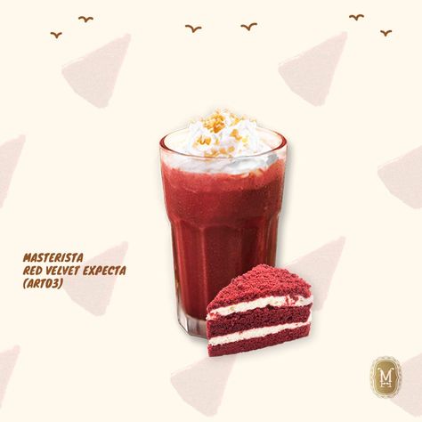 Cuma Masterista Expecta Gourmet Frappe Powder yang rasanya menyerupai rasa kue beneran. Sudah coba Red Velvet Masterista belum? Coba deh biar pelanggan kamu ketagihan dan balik-balik lagi buat red velvet latte/frappe di outlet kamu. . More info call 0821 8000 1174 (Kak Mery) . #Masterista #MasteristaIndonesia #RedVelvet #JualBubukMinuman #masteristamakssar #bubukminumanmakassar #powderdrink #powderdrinkmakassar #distributorbubukminuman #cafemakassar #redvelvet Red Velvet Latte, Makassar, Frappe, Glass Of Milk, Red Velvet, Cafe, Velvet, Drinks, Ethnic Recipes