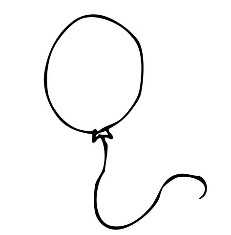 Simple balloon I found on Google. Do with it what you will! How To Draw Balloons, Pencil Tattoo, Cool Sketches, Art Style Inspiration, Realistic Art, Realistic Drawings, Birthday Balloons, Line Drawing, Tattoo Design