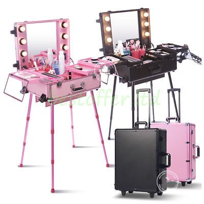 Portable Vanity Portable Vanity, Penyimpanan Makeup, Cosmetic Tattooing, Rolling Makeup Case, Makeup Cases, Makeup Station, Formal Makeup, Cosmetic Tattoo, School Makeup