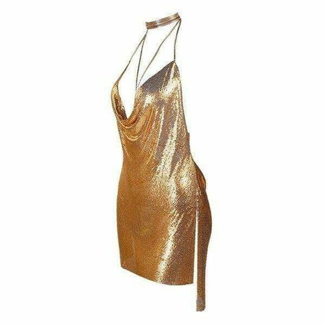 Gold Dress Short, Gold Crop Top, High Clothes, Chic Evening Dress, Chain Gang, V Neck Cocktail Dress, Most Beautiful Wedding, Most Beautiful Wedding Dresses, Low Back Dresses