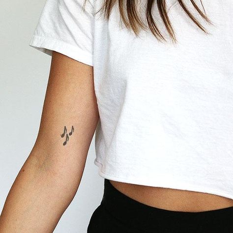 Rhythm #tattoo #art #outline #template #portfolio #idea #neck #minimalist #inspiration Wedding Ring Tattoo, Small Girl Tattoos, Cute Small Tattoos, Music Tattoo, Music Tattoos, Semi Permanent Tattoo, Unique Tattoo, Permanent Tattoo, Tattoo Pattern