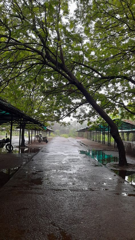 Parking Area Aesthetic, Rainy Parking Lot, Parking Lot Aesthetic, Rainy Road, Wet Concrete, Rain Street, Nice Scenery, Illicit Affairs, Rainy Day Aesthetic