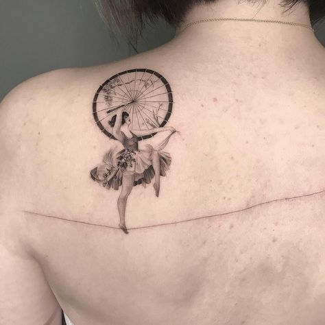 Tightrope Walker Tattoo, Trapeze Tattoo, Trampoline Tattoo, Tightrope Tattoo, Coordinating Tattoos, Dare Greatly, Swing Tattoo, Rope Tattoo, Tattoo 2022