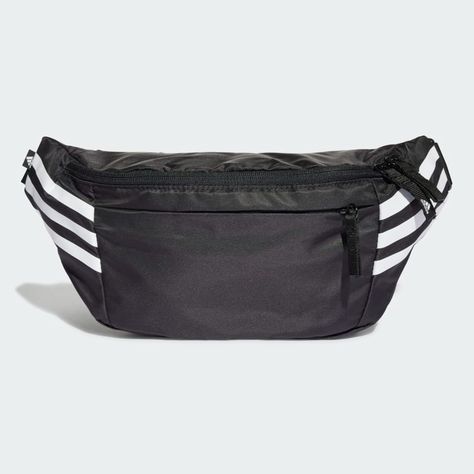 adidas Classic Future Icon 3-Stripes Waist Bag - Black | unisex training | adidas US Future Icon, Take A Selfie, Adidas Classic, Household Waste, Duffel Bags, Best Bags, Large Backpack, Perfect Bag, Adidas Online