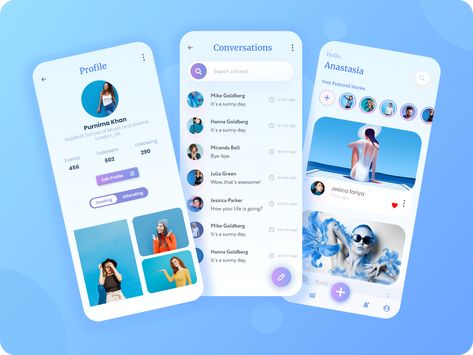 Snapchat App Redesign by syful islam ✪ Snapchat App, App Redesign, Figma Template, Medium App, Social Media Apps, App Template, Mobile App Ui, App Interface, Website Redesign