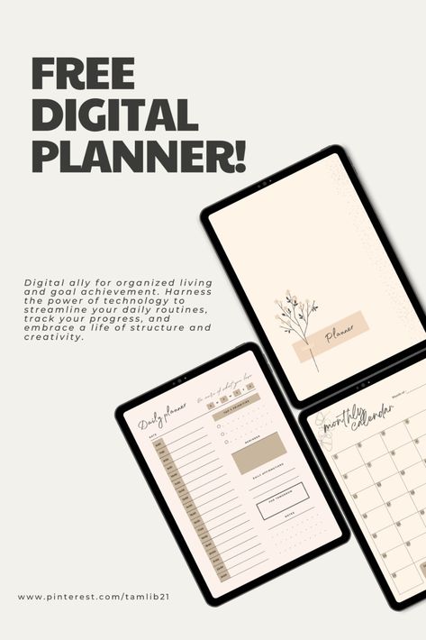 Digital Planner Download Free, Digital Planner Free Download, Digital Bullet Journal Template, Planner Pdf Free, Digital Journal Aesthetic, Minimal Organization, Digital Planner Pages, Best Digital Planner, Project Planner Template