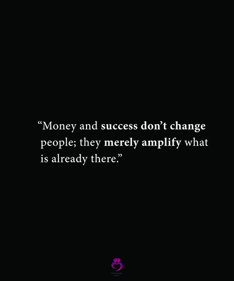 “Money and success don’t change people; they merely amplify what is already there.”
#relationshipquotes #womenquotes Money Changes People Quotes, Money And Success, Money Change, Lost People, Dont Change, People Change, Energy Healer, People Quotes, Personality Types