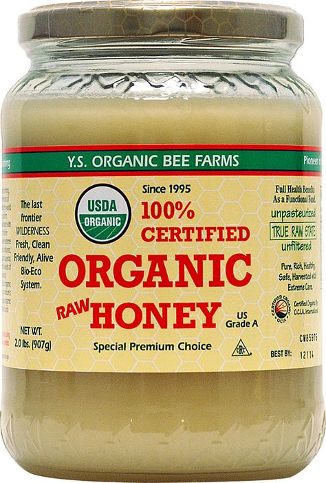 YS Eco Bee Farms 100% Organic Raw Honey -- 2 lbs - Vitacost Fruit Cobbler, Bee Farm, Organic Honey, Natural Sweeteners, Raw Honey, Gourmet Food, Organic Recipes, Gourmet Recipes, Whole Food Recipes